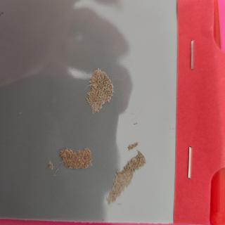 Magic pad covered in something