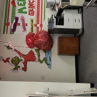 Grinch cutout