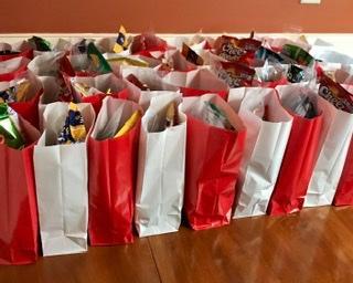Welcome bags are filled and ready. 
