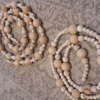 Wood beads