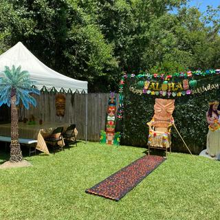 Palm tree standee