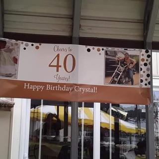 Birthday banner