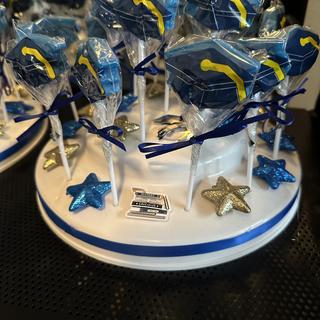 Candy graduation caps