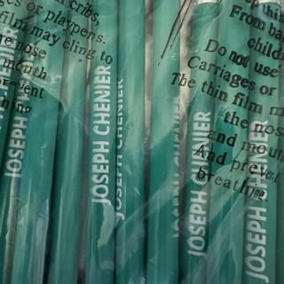 Name pencils in teal