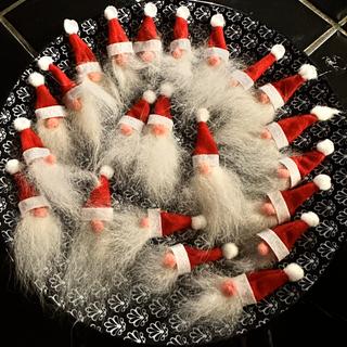 Our dog sheds Santa beards