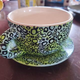 One of our finished Teacup Planters.