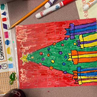 Holiday puzzle for families