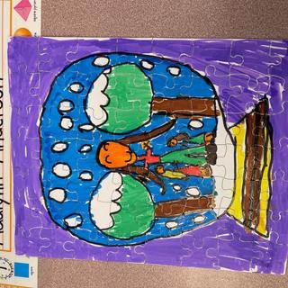 Snow globe puzzle