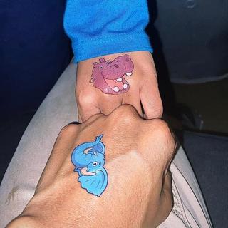 Tattoos.