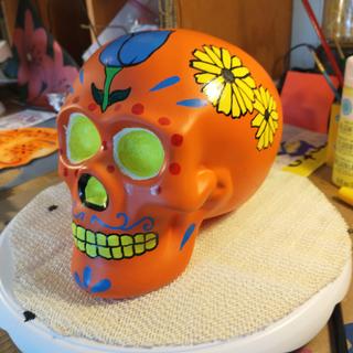 Orange Skull #1