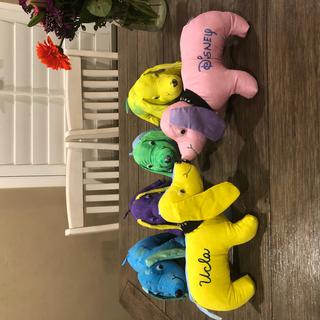 After they dried we wrote the theme with a fabric marker!