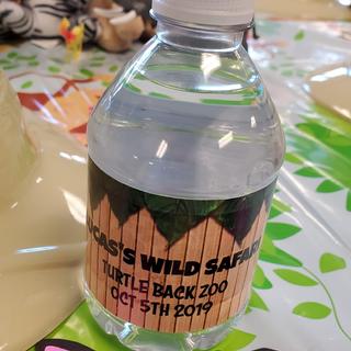 Water label 