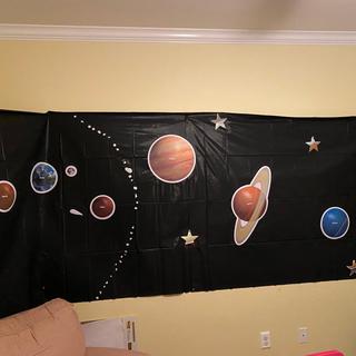 Solar System floor clings