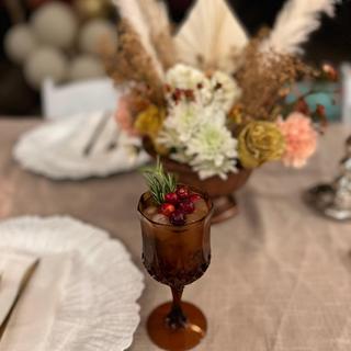 Amber goblets for the low