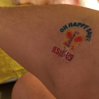 He lives butterfly tattoo on
