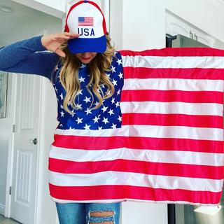 Women's American Flag Dress - Small/Medium | Oriental Trading Women's American Flag Dress - Small/Medium | Oriental Trading