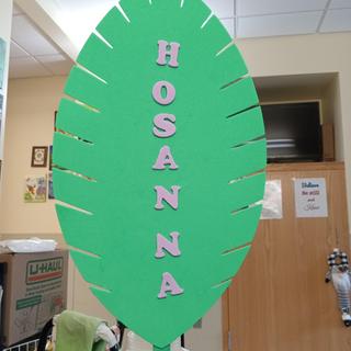 Palm Sunday Palm from kit, glue gun required