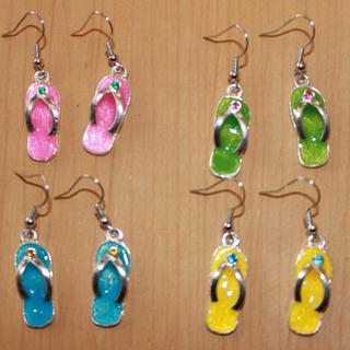 You'll flip (flop) over these earrings!