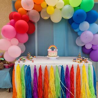 Rainbow Birthday Party Decorating Ideas Rainbow Happy Birthday Banner