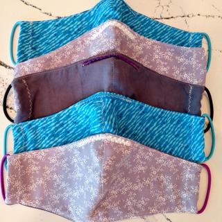 Cotton masks with nose piece. 