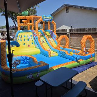 Waiting for the grandkids to arrive.