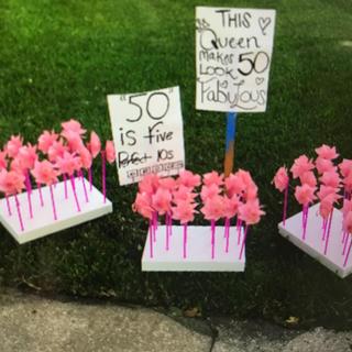 Pink Flamingo Pinwheel Fun