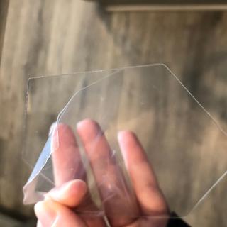 Protective film only on one side