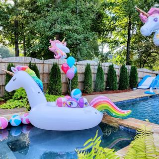 Aufblasbarer Einhornstab 110 Cm – Lustige Partydekoration Für Sommerfeste & Feiern