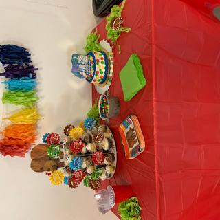 Shown with cupcake toppers