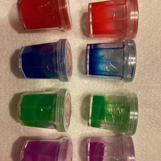 Notice top container barely have slime