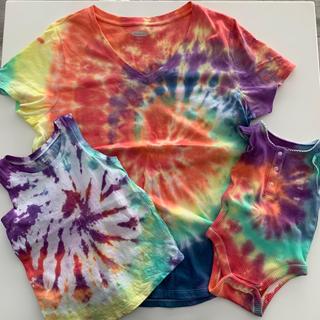 Rainbow tie dye