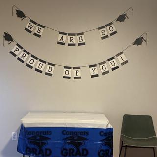 A plastic tablecloth!