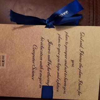 Back of invitation