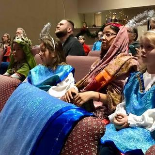 Angel halos from Oriental Trading