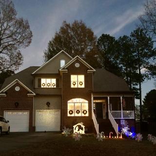 Illuminated with solar lights