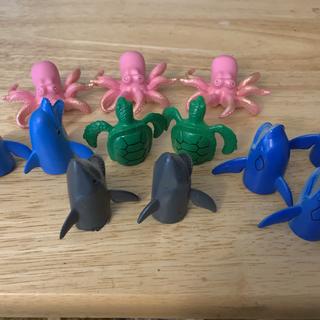 Sea life finger puppets