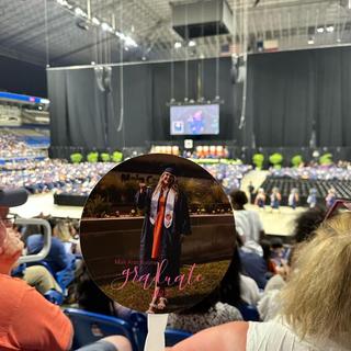 Perfect for graduations who limit what you can take in, fans are NOT an issue