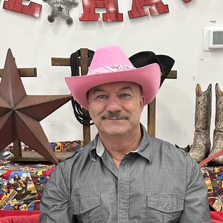 Real men wear pink hats.