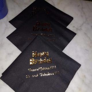 Beverage napkins