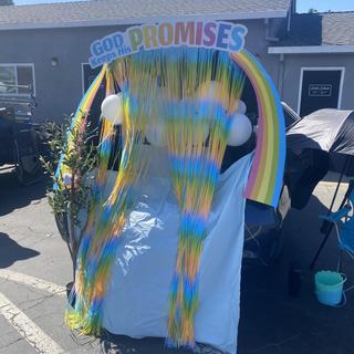 Used the rainbow and words only