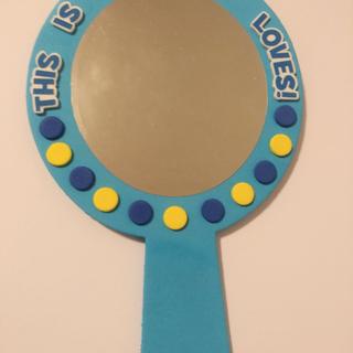 This is Who God Loves Mirror Craft