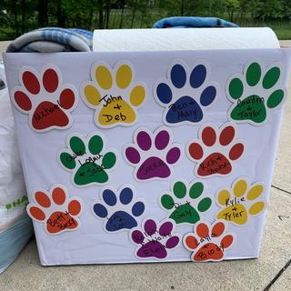 Donations to local animal shelter!