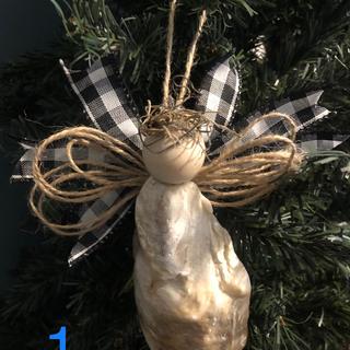 Angel made with wooden bead