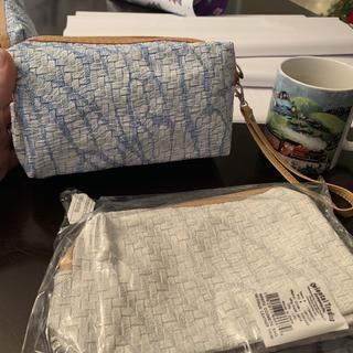 White is as shipped. Blue is stuffed with paper.