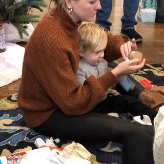 Opening nativity toy