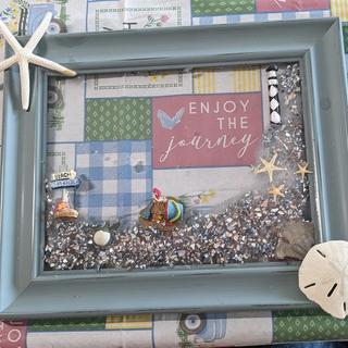 Sea Side Coastal fun created by one of my students The Artful Dabbler Studios