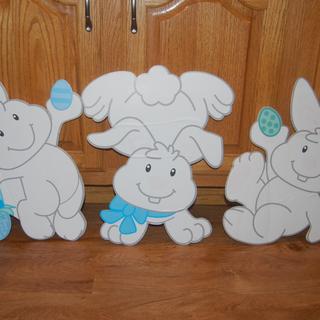 Pink on Bunnies Faded to Almost Invisible and Bubbling Occurred
