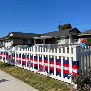 Great decor for a fence