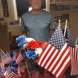 Centerpieces for Veterans Day Program are ready!