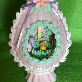 Panoramic Easter Egg Decor
